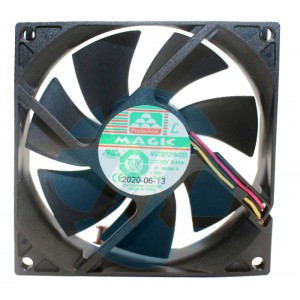 Protechnic MGT9212YB-O25 MGT9212YB-025 12V 0.41A 3wires Cooling Fan