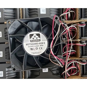 MAGIC MGT9224MB-W38 E 24V 0.5A 4wires Cooling Fan