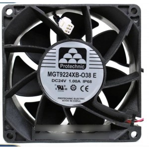 Protechnic MGT9224XB-O38 MGT9224XB-038 24V 1.00A Cooling Fan