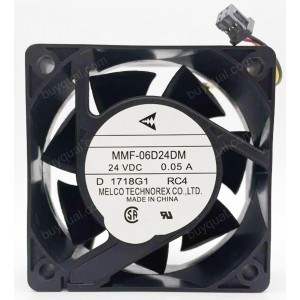 MitsubisHi MMF-06D24DM-RC4 24V 0.05A 3wires Cooling Fan