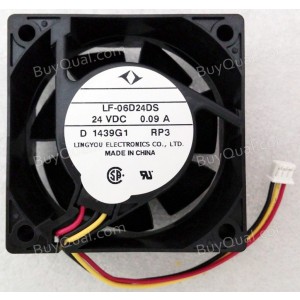 MitsubisHi MMF-06D24DS-RP3 24V 0.09A 3wires Cooling Fan --NEW