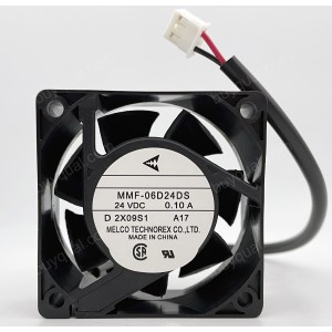 MitsubisHi MMF-06D24DS-A17 24V 0.1A 2wires Cooling Fan - Original New