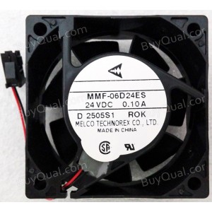 MitsubisHi MMF-06D24ES-R0K MMF-06D24ES-ROK 24V 0.1A 2wires Cooling Fan