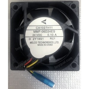 MitsubisHi MMF-06D24ES-RC1 CA1027H11 24V 0.1A 3wires Cooling Fan
