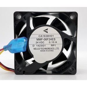 MitsubisHi MMF-06F24ES-RP1 CA1638H01 24V 0.1A 3wires Cooling Fan