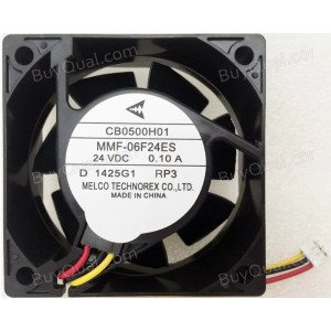 MitsubisHi MMF-06F24ES-RP3 CB0500H01 24V 0.1A 3wires Cooling Fan --NEW