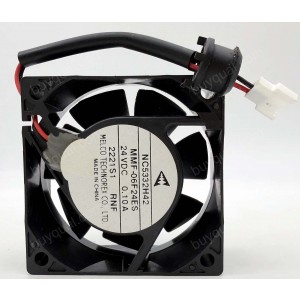 MitsubisHi MMF-06F24ES-RNF NC5332H42 24V 0.1A 2wires Cooling Fan