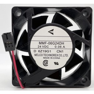 MitsubisHi MMF-06G24DH-CN1 24V 0.06A 2wires Cooling Fan