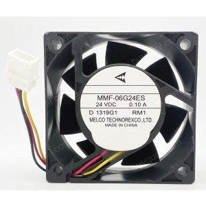 Mitsubishi MMF-06G24ES-RM1 24V 0.1A 3wires Cooling Fan