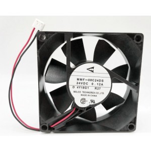 Mitsubishi MMF-08C24DS-R27 24V 0.12A 2wires Cooling Fan