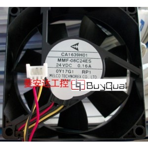MitsubisHi MMF-08C24ES-RP1 CA1639H01 24V 0.16A 3wires Cooling Fan