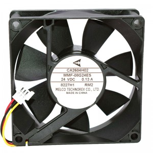 Mitsubishi MMF-08G24ES-RM2 CA2604H02 24V 0.13A 3wires cooling fan