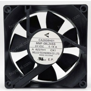 Mitsubishi MMF-08L24SS-CX1 MMF-08L24SS-CP1 CA2608H01 24V 0.18A 3wires Cooling Fan 