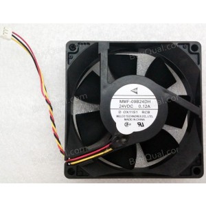 MitsubisHi MMF-09B24DH-RCB 24V 0.12A 3wires Cooling Fan