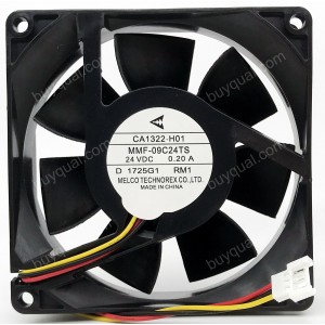 MitsubisHi MMF-09C24TS-RM1 CA1322-H01 24V 0.2A 3wires Cooling Fan