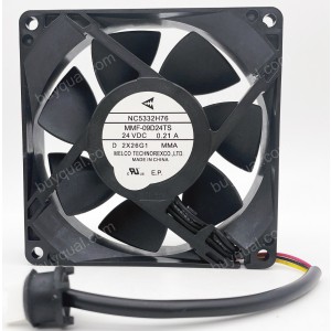 MitsubisHi MMF-09D24TS-MMA NC5332H76 24V 0.21A 3wires Cooling Fan