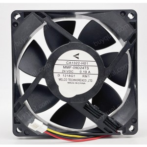 MitsubisHi MMF-09D24TS-RM1 MMF-09D24TS-CM1 CH1322-H01 24V 0.19A 3wires Cooling Fan