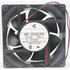 MitsubisHi MMF-12D24DS-RN8 LF-12D24DS-RN8 24V 0.36A 2wires Cooling Fan