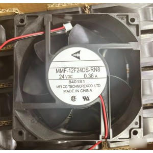 MitsubisHi MMF-12F24DS-RN8 24V 0.36A 2wires Cooling Fan 