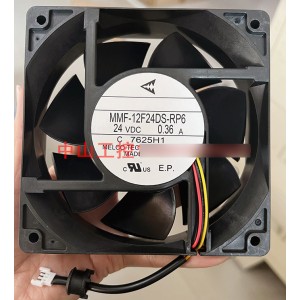 MitsubisHi MMF-12F24DS-RP6 24V 0.36A 3wires Cooling Fan 