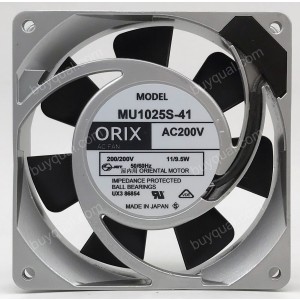 ORIX MU1025S-41 AC 200V 11/9.5W Cooling Fan