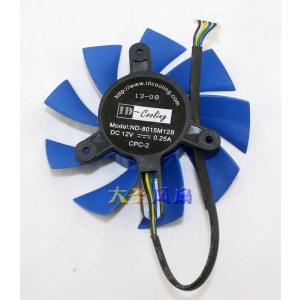 ID-cooling ND-8015M12B 12V 0.25A 4wires Cooling Fan