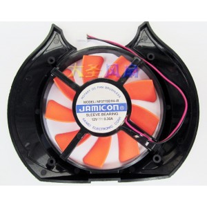 JAMICON NF0715S1H-R 12V 0.30A 2wires Cooling Fan
