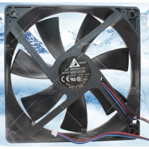 DELTA NFB1212M 12V 0.32A 3wires Cooling Fan