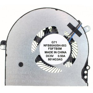 Delta NFB80A05H-003 5V 0.50A 4wires Cooling Fan 