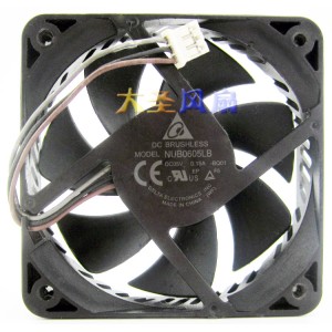 DELTA NUB0605LB 5V 0.15A 3wires Cooling Fan