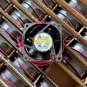Y.S.TECH NYW06025012BS 12V 0.42A 2wires 3wires Cooling Fan