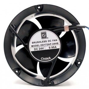 ORIX OD172AP-24HB OD172AP24HB 24V 0.97A 2wires Cooling Fan 