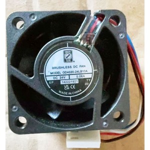 ORION OD4020-24LB10A 24V 0.06A 4wires Cooling Fan 