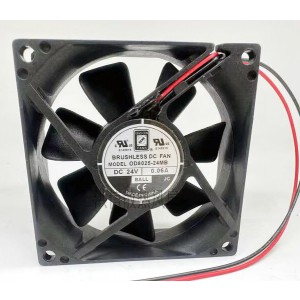 ORION FANS OD8025-24MB 24V 0.06A 2wires Cooling Fan