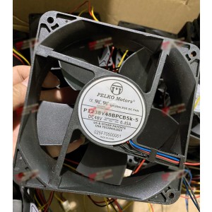 PELKO Motors P1238Y48BPCB5K-5 48V 0.45A 3wires Cooling Fan 