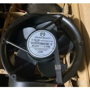 PELKO Motors P1751Y24BACB1-5 24V 2.34A 2 wires Cooling Fan