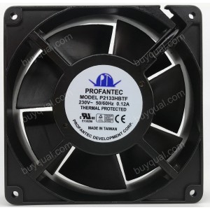 PROFANTEC P2133HBTF 230V 0.12A 2 wires Cooling Fan
