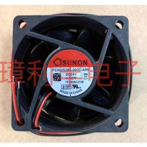 SUNON PE60252B2-000C-A99 24V 2.91W 2wires Cooling Fan