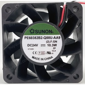 SUNON PE60382B2-Q00U-AA9 24V 10.3W Cooling Fan