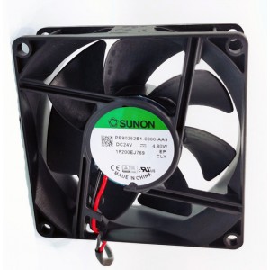 Sunon PE80252B1-0000-AA9 24V 4.80W 2wires Cooling Fan 