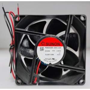 SUNON PE80252B1-000C-A99 24V 4.80W 2 wires Cooling Fan