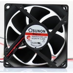 Sunon PE80252V3-000C-A99 24V 3.29W 2wires Cooling Fan 