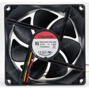 SUNON PE92252B1-000C-G99 24V 5.28W 3wires Cooling Fan 