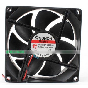 SUNON PE92252V1-000C-A99 24V 5.28W 2wires Cooling Fan 