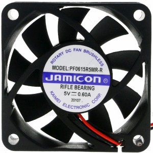 JAMICON PF0615R5MR-R 5V 0.60A 2wires Cooling Fan 