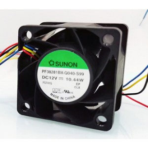 SUNON PF38281BX-Q040-S99 12V 10.44W 4wires Cooling Fan