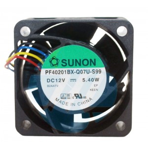SUNON PF40201BX-Q07U-S99 12V 5.4W 4wires Cooling Fan