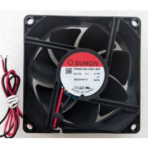 SUNON PF80251B3-000C-A99 12V 2.7W 2wires Cooling Fan 