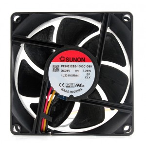 SUNON PF80252B2-1000C-G99 24V 3.24W 3wires Cooling Fan