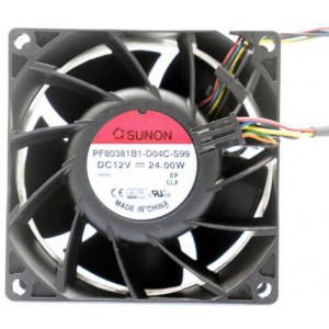 SUNON PF80381B1-D04C-S99 12V 24.00W 4wires Cooling Fan